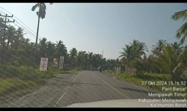 PROYEK JALAN NASIONAL RATUSAN MILIAR DI WILAYAH KALIMANTAN BARAT  MANDEK...