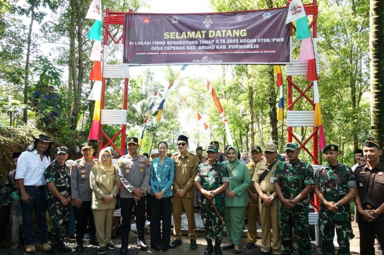 Wabup Buka TMMD Sengkuyung II di Desa Cepedak