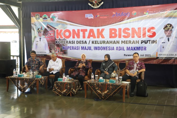 Pemkab Purworejo Dukung Kontak Bisnis Koperasi Merah Putih Sebagai Langkah Nyata Penguatan Ekonomi Desa
