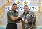 Kapuspen TNI Terima Atase Pers Kedubes AS, Perkuat Diplomasi Pertahanan melalui Komunikasi Strategis