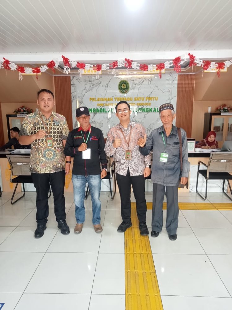 Kunjungan DPC PPDI Bengkalis ke Pengadilan Negeri, Saksikan Sidang Kasus Narkoba dan Pencurian